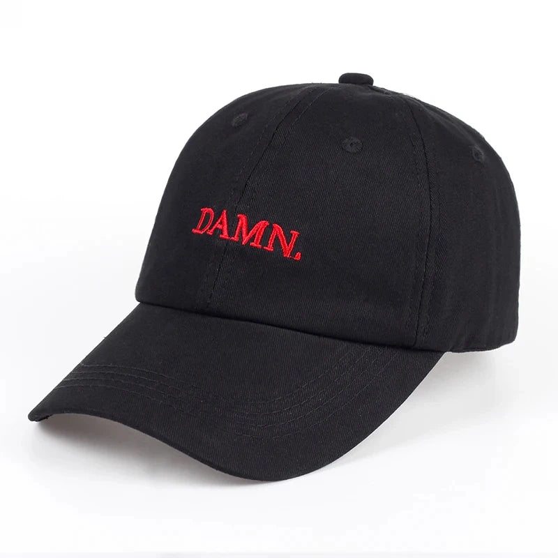 DAMN Embroidered Dad Hip Hop Baseball Cap