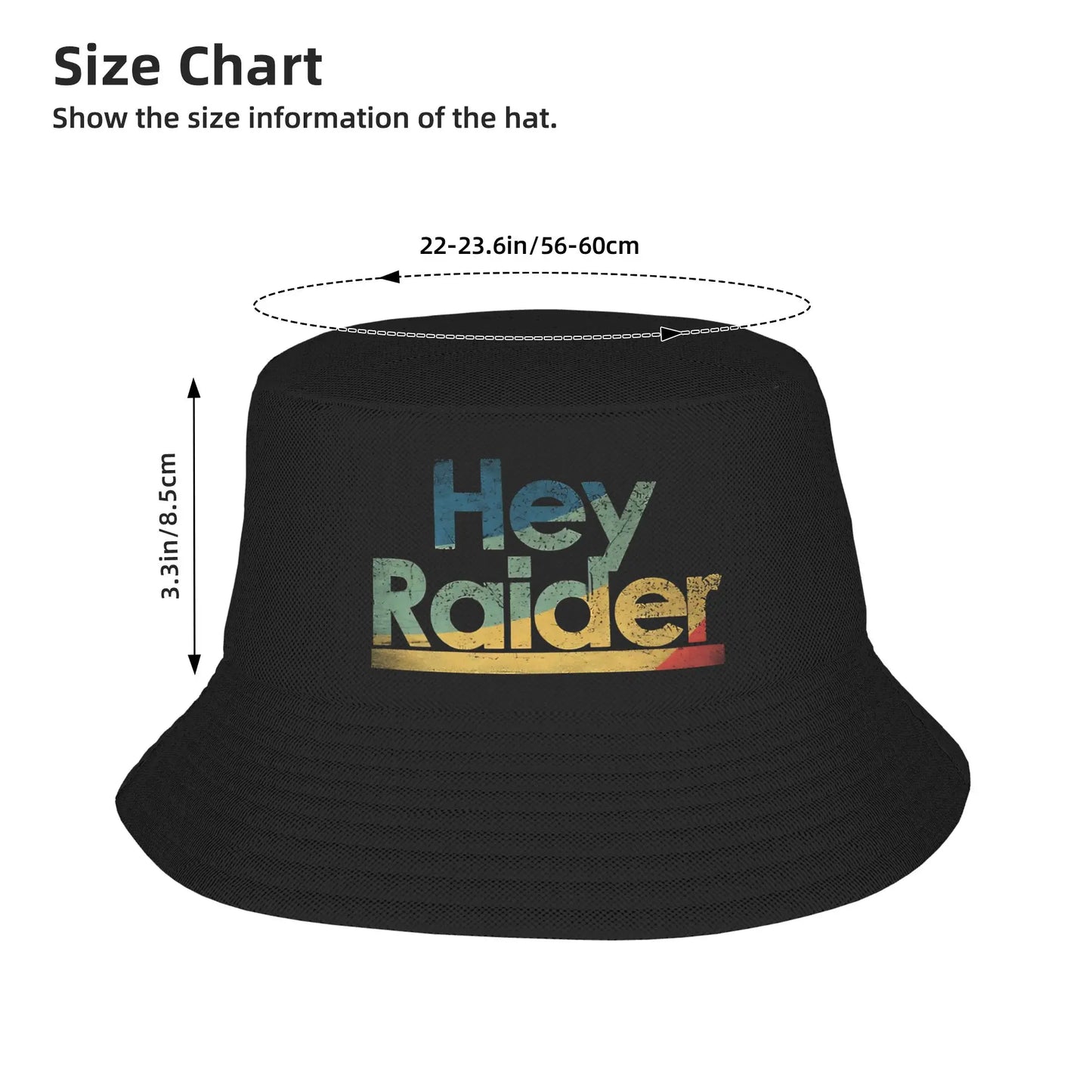 Hey Raider Korean Hip Hop Bucket Hat