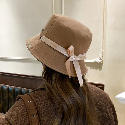 Elegant All-Season Bucket Hat Women