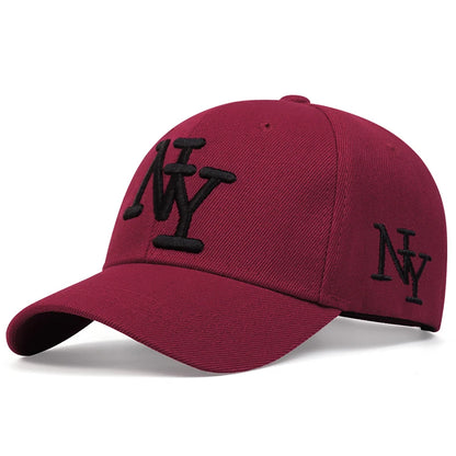 Unisex NY Letter Embroidery Baseball Caps