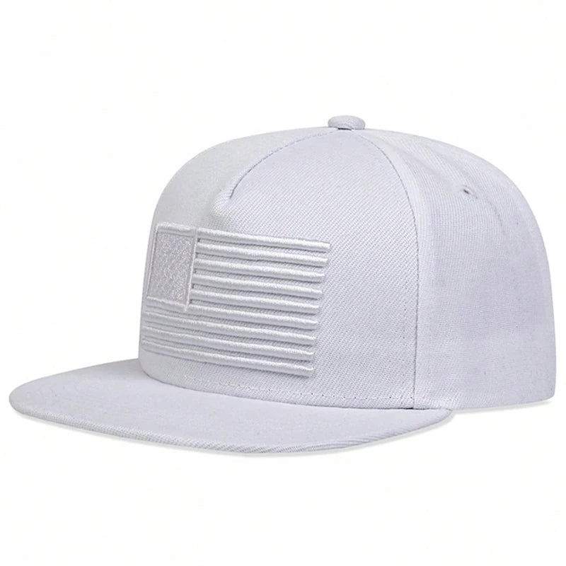 American Flag Kids Snapback Cap