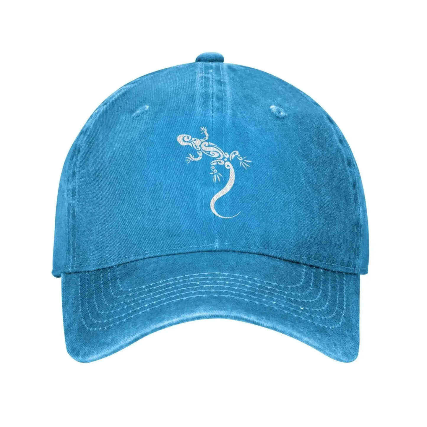 Cool Vintage Distressed Washed Denim Trucker Cap