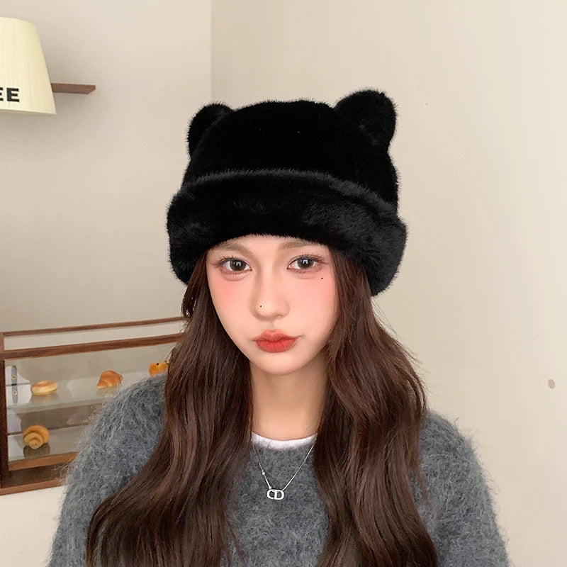 Faux Fur Teddy Winter Bucket Hat