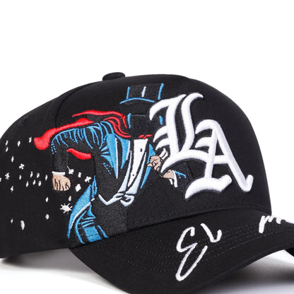 Unisex Gothic LA Magician Embroidery Casual Baseball Cap