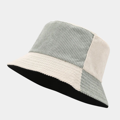 Two Tone Corduroy Bucket Hat