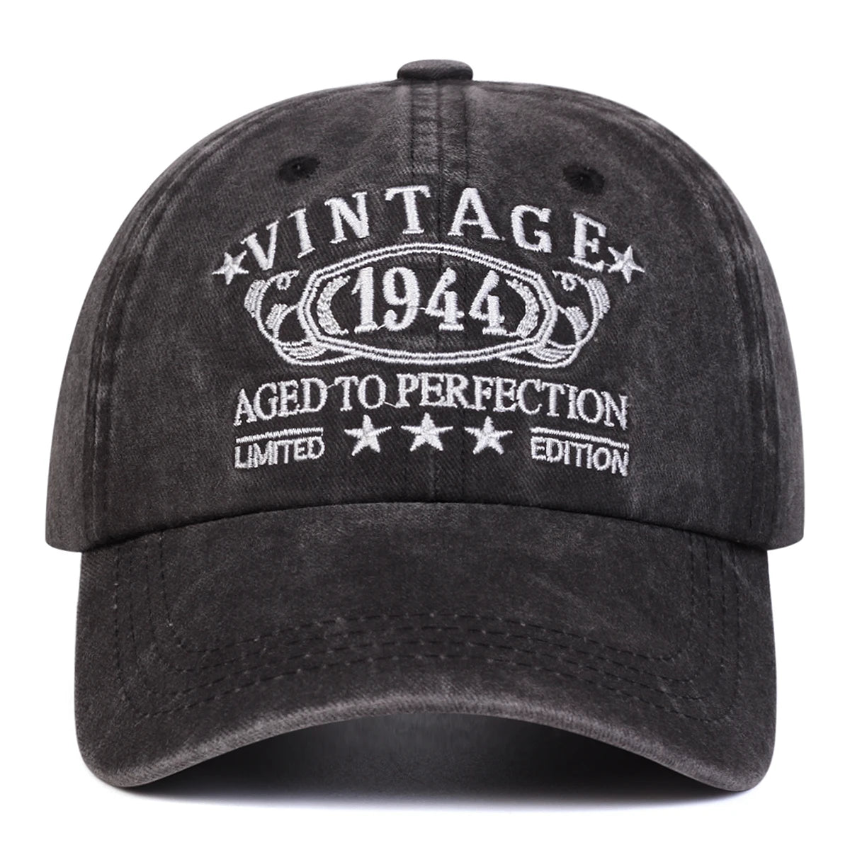 Unisex VINTAGE Letter Embroidery Wash Baseball Caps