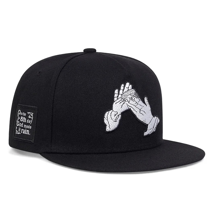 Cartoon Embroidered Unisex Sport Snapback Cap