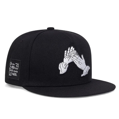 Cartoon Embroidered Unisex Sport Snapback Cap
