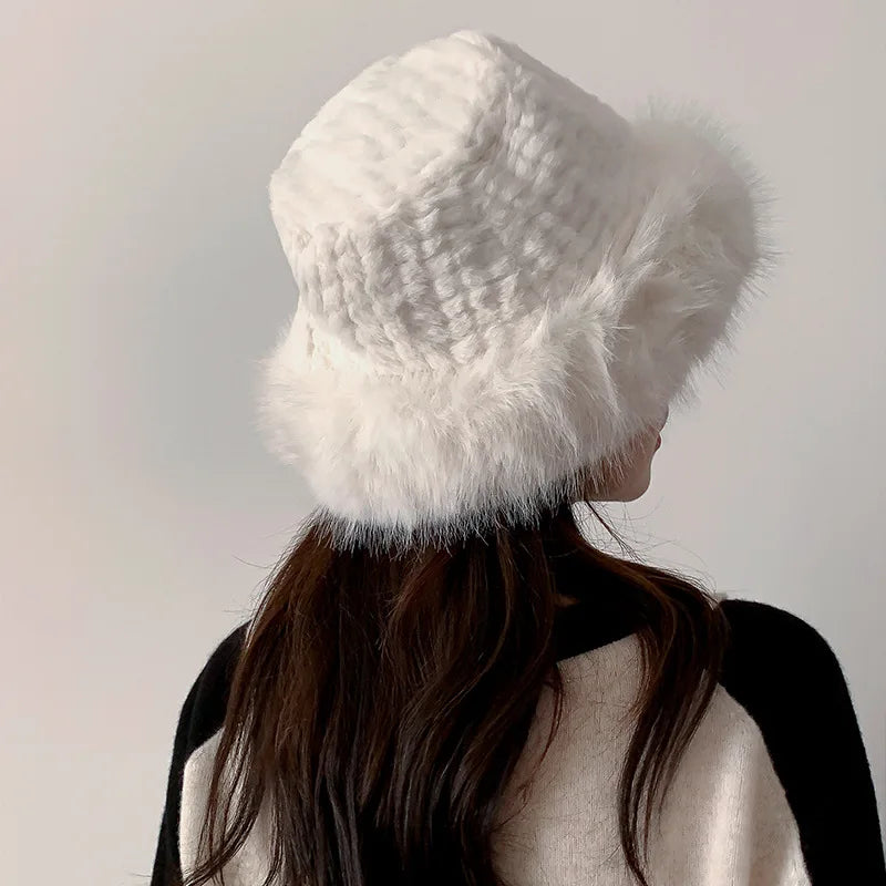 Women’s Winter Plush Warm Fisherman Hat