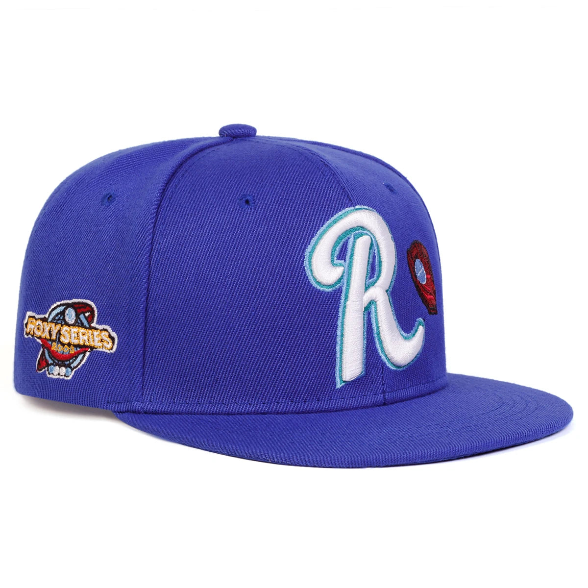 R Letter Embroidery Unisex Street Snapback Cap