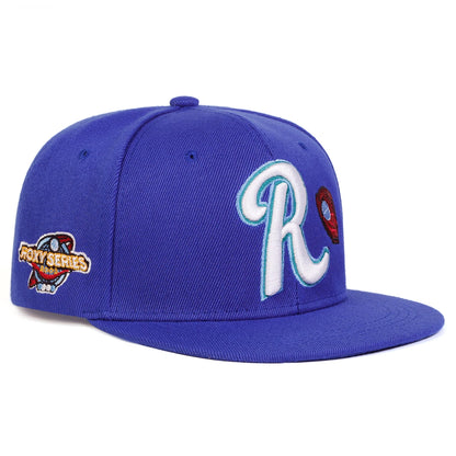 R Letter Embroidery Unisex Street Snapback Cap