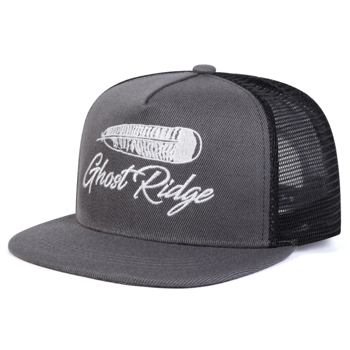 Unisex Ghost  Ridge Letter Embroidery Hip-hop Net Hats