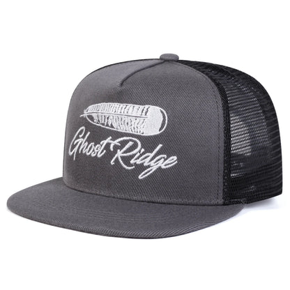 Unisex Ghost  Ridge Letter Embroidery Hip-hop Net Hats