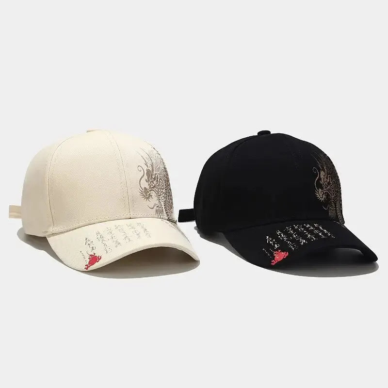 Chinese Dragon Pattern Quick Dry Baseball Cap