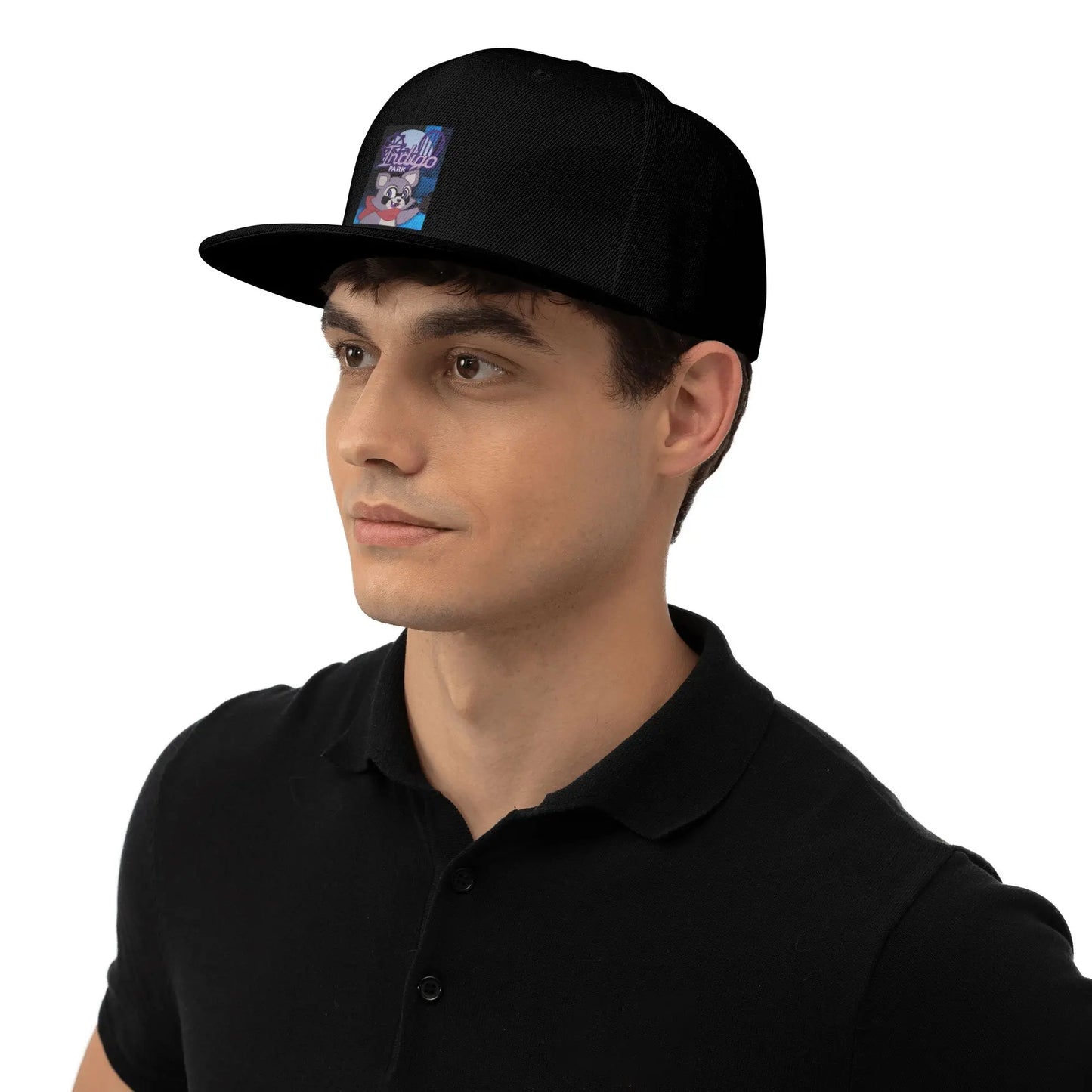 Rambley Indigo Park Character Graphic Streetwear Snapback Cap