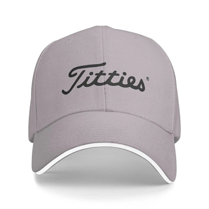 Funny Golf Ball Logo Y2K Baseball Cap