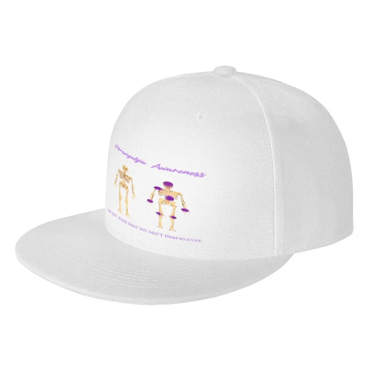 What You See What I Feel Embroidered Flat Brim Baseball Hat