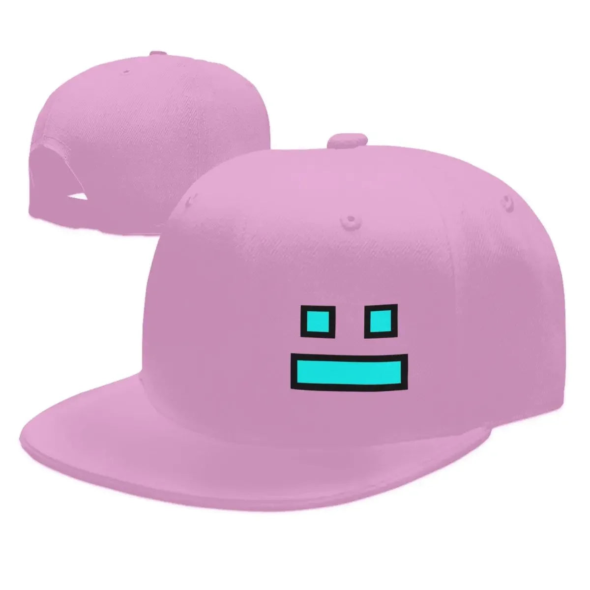 Geometry Dash Gaming Streetwear Adjustable Snapback Cap