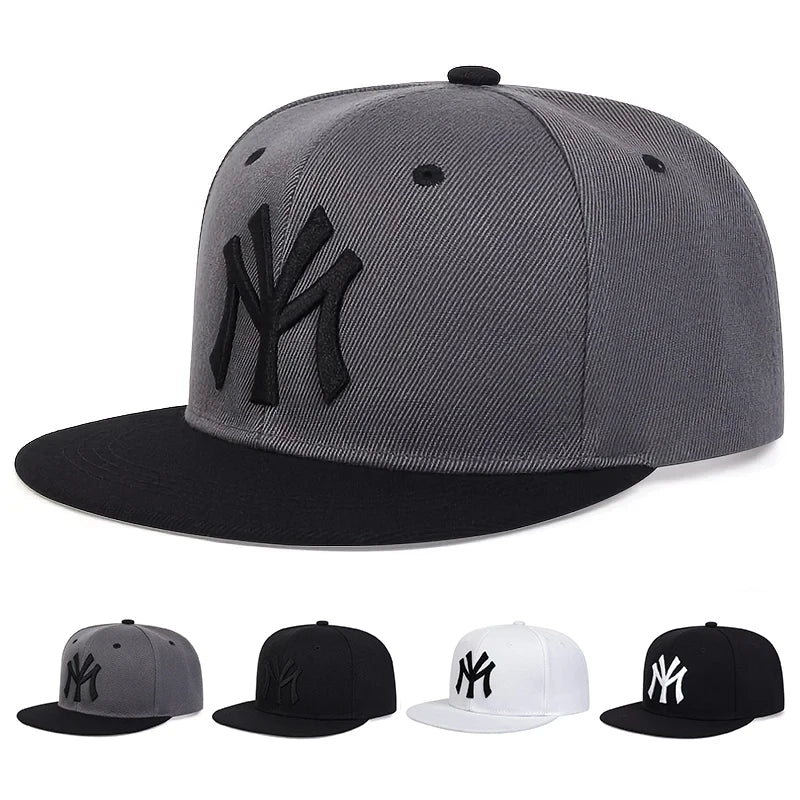 Classic Letter Embroidery Unisex Snapback Cap