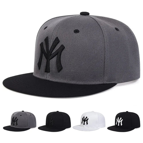 Classic Letter Embroidery Unisex Snapback Cap