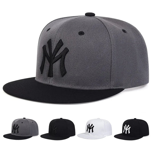 Classic Letter Embroidery Unisex Snapback Cap