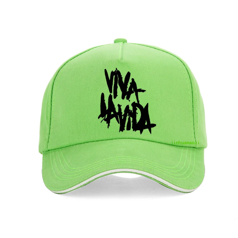 Coldplay Viva La Vida Print Adjustable Baseball Cap