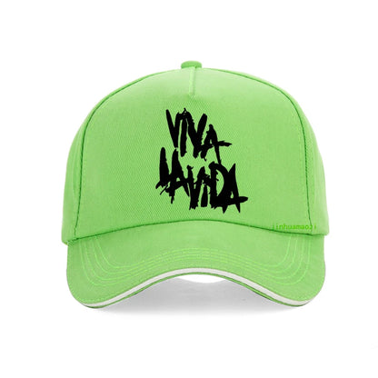 Coldplay Viva La Vida Print Adjustable Baseball Cap