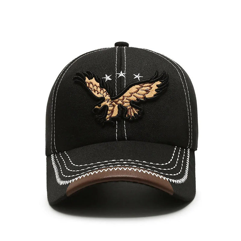 Eagle Embroidered Twill Casual Baseball Cap