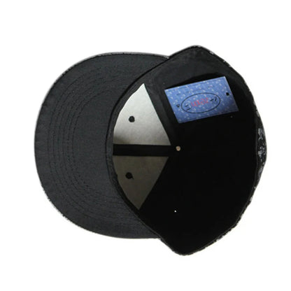 Graffiti Print Flat Brim Hip Hop Cap