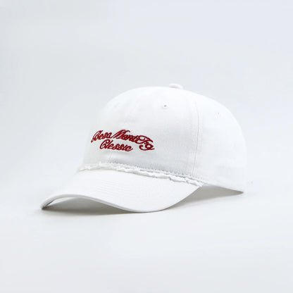 Solid Color Letter Duck Tongue Baseball Cap