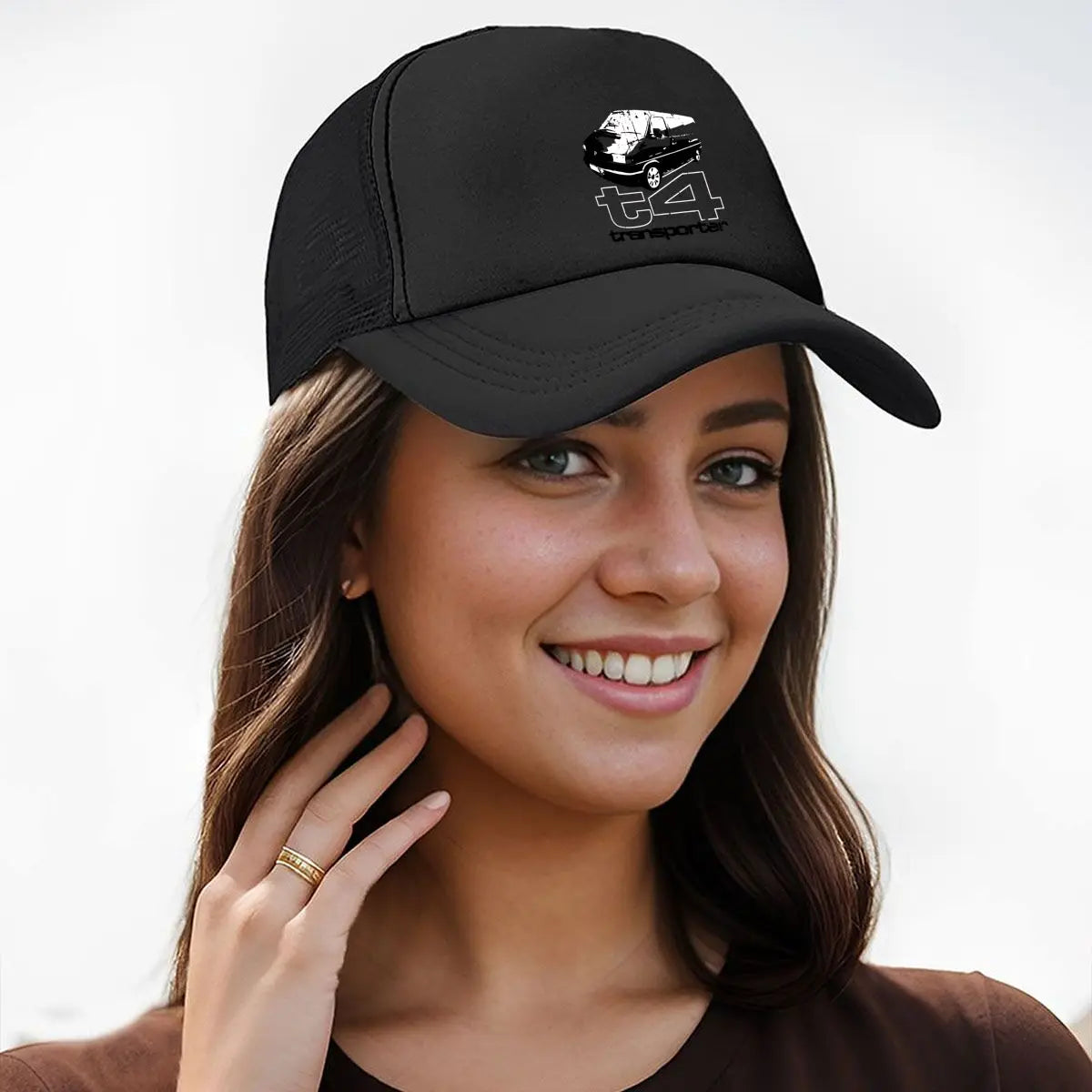 “T4 Transporter Automotive Van Design” Mesh Baseball Cap