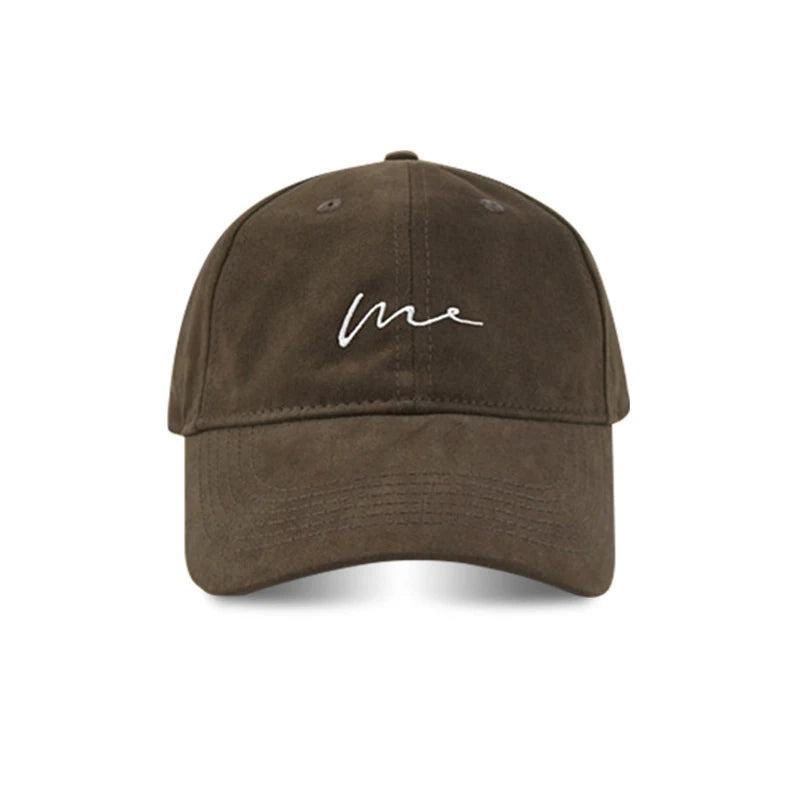 Simple Embroidery Solid Color Cotton Baseball Cap