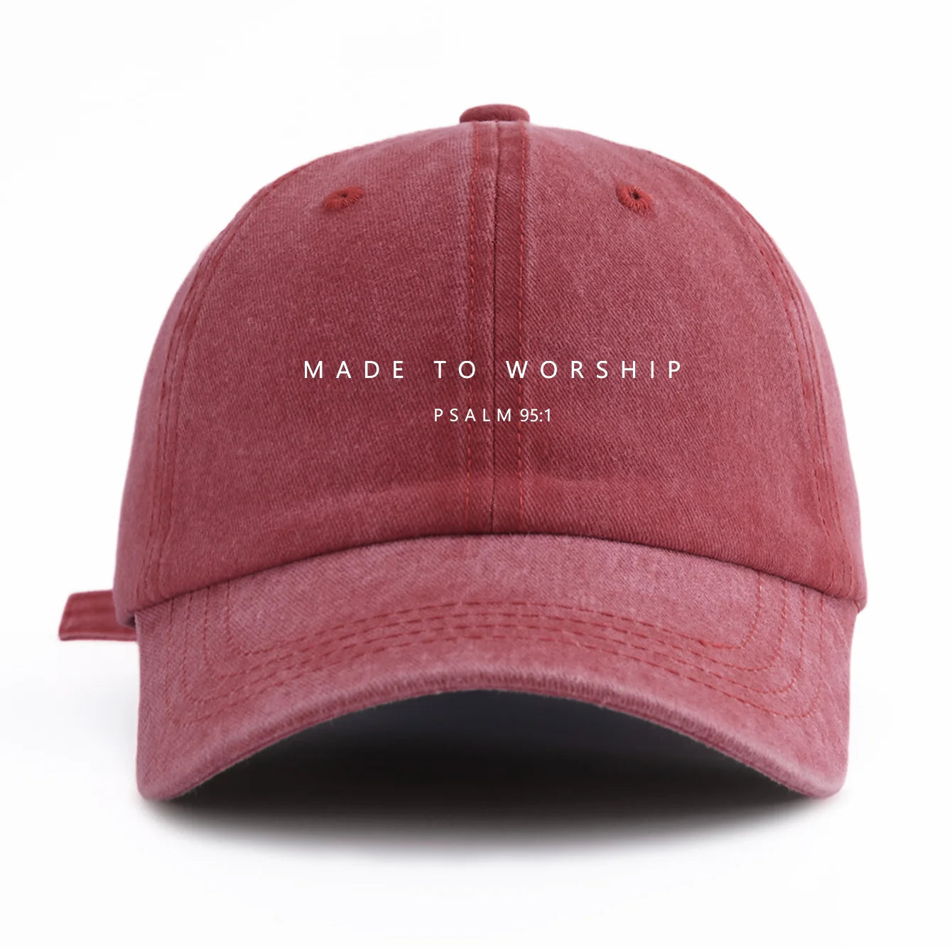 Made To Worship Washed Retro Baseball Cap