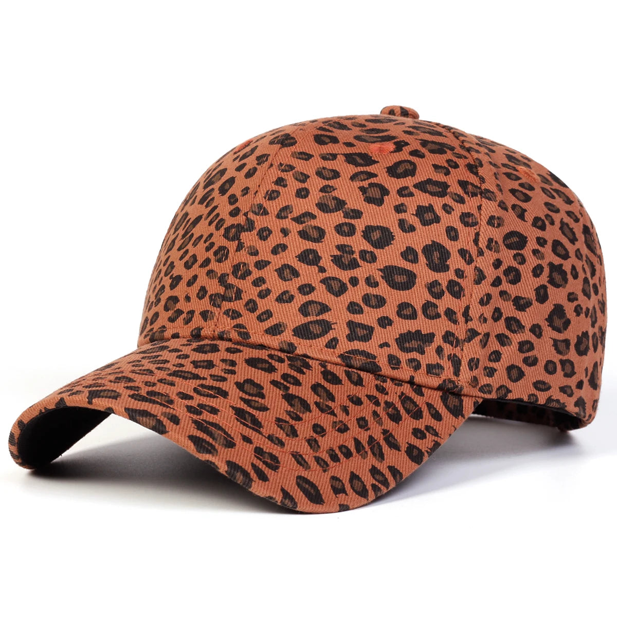Unisex Leopard Print Adjustable Baseball Hat
