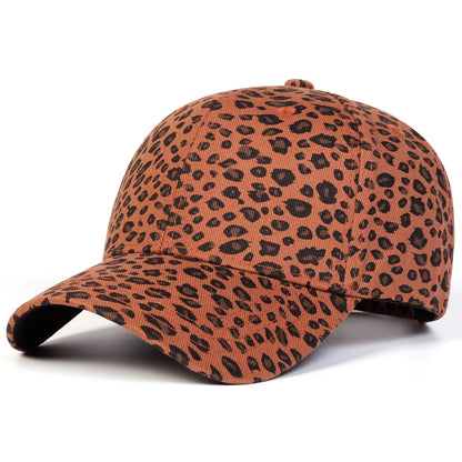 Unisex Leopard Print Adjustable Baseball Hat