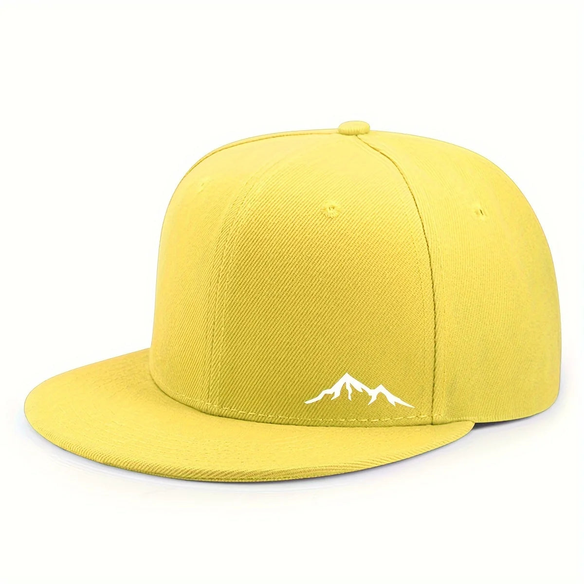 Adjustable Polyester Flat Brim Baseball Hat