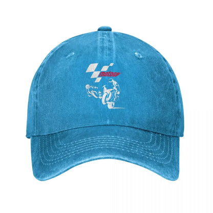 Moto GP Super Bikes Vintage Racing Baseball Cap