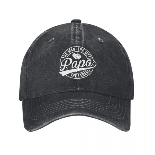 The Man The Myth Papa Legend Baseball Cap