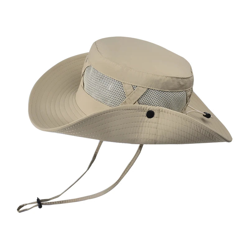Breathable Nylon Big Eaves Bucket Hat