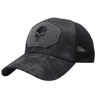 Camouflage Tactical Skull Baseball Cap