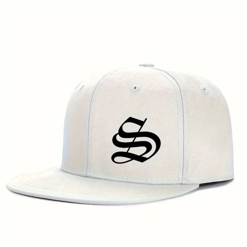 Gothic Letter S Baseball Snapback Cap
