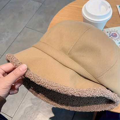 Women’s Thick Velvet Fisherman Bucket Hat