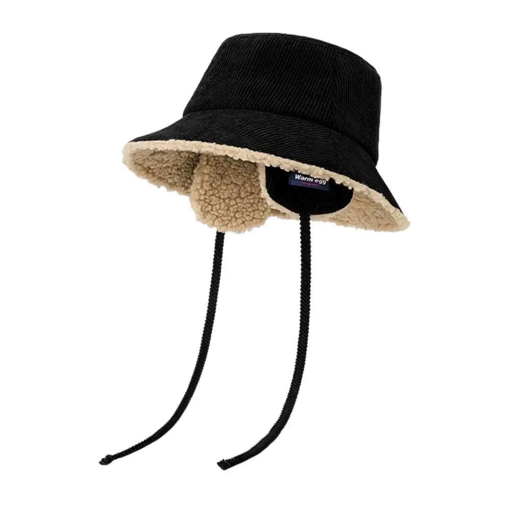 Winter Soft Plush Bucket Hat