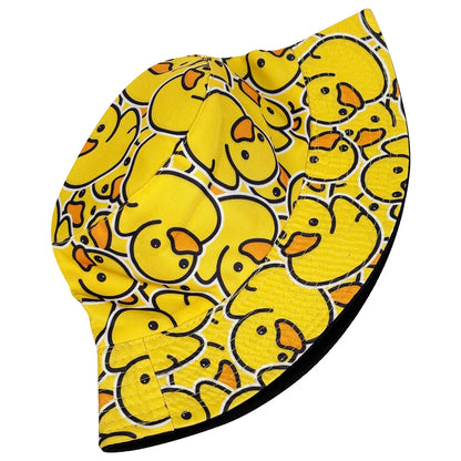 Reversible Cartoon Print Duck Bucket Hat Unisex