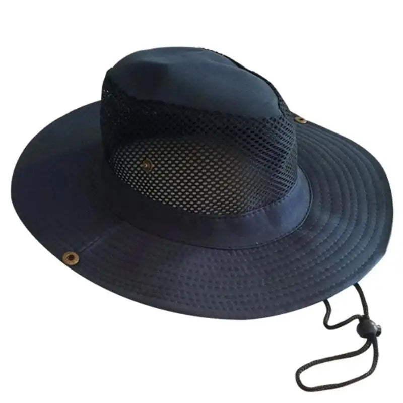 Wide Brim Straw Beach Sun Hat Men
