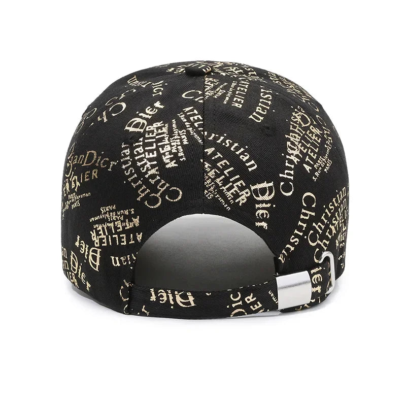 Full Print Letters Embroidery Fashion Baseball Cap
