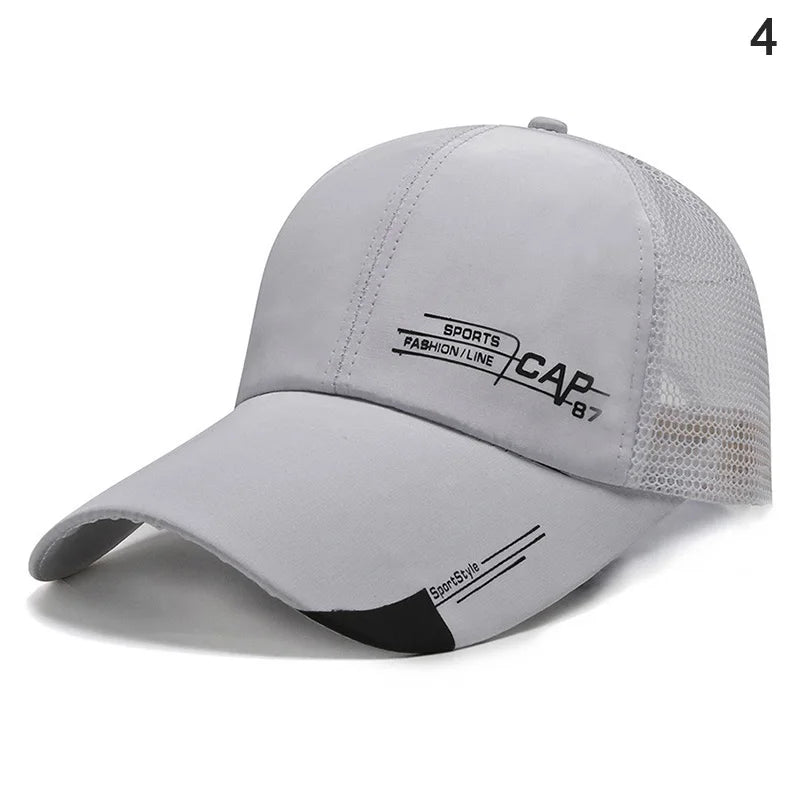 Unisex Mesh Ponytail Snapback Baseball Cap
