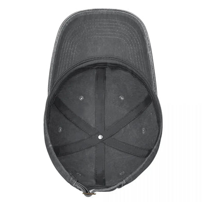 Happy Hanukkah Star of David Denim Baseball Cap