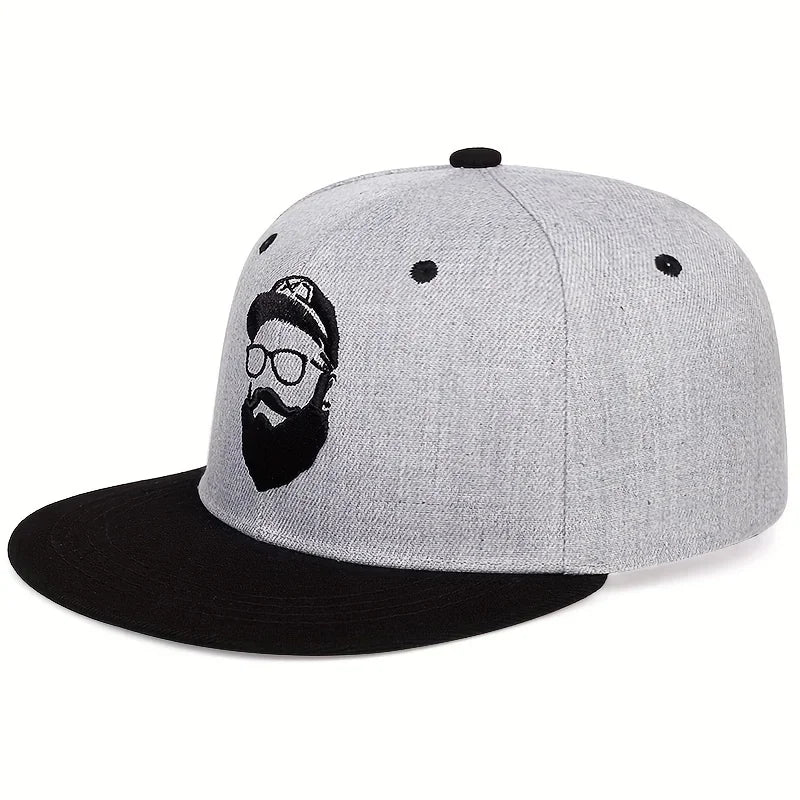 Unisex Uncle Beard Embroidery Hip-hop Hats
