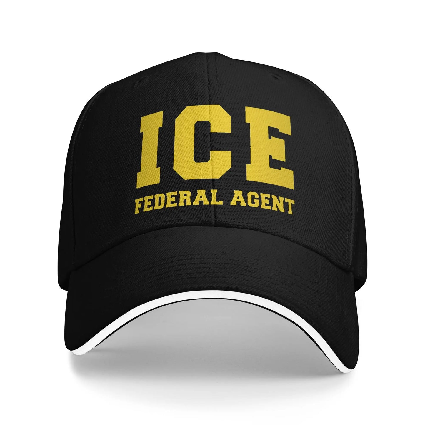 ICE Federal Agent Logo Hip Hop Baseball Cap